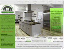 Tablet Screenshot of kitchenlivingdesign.com